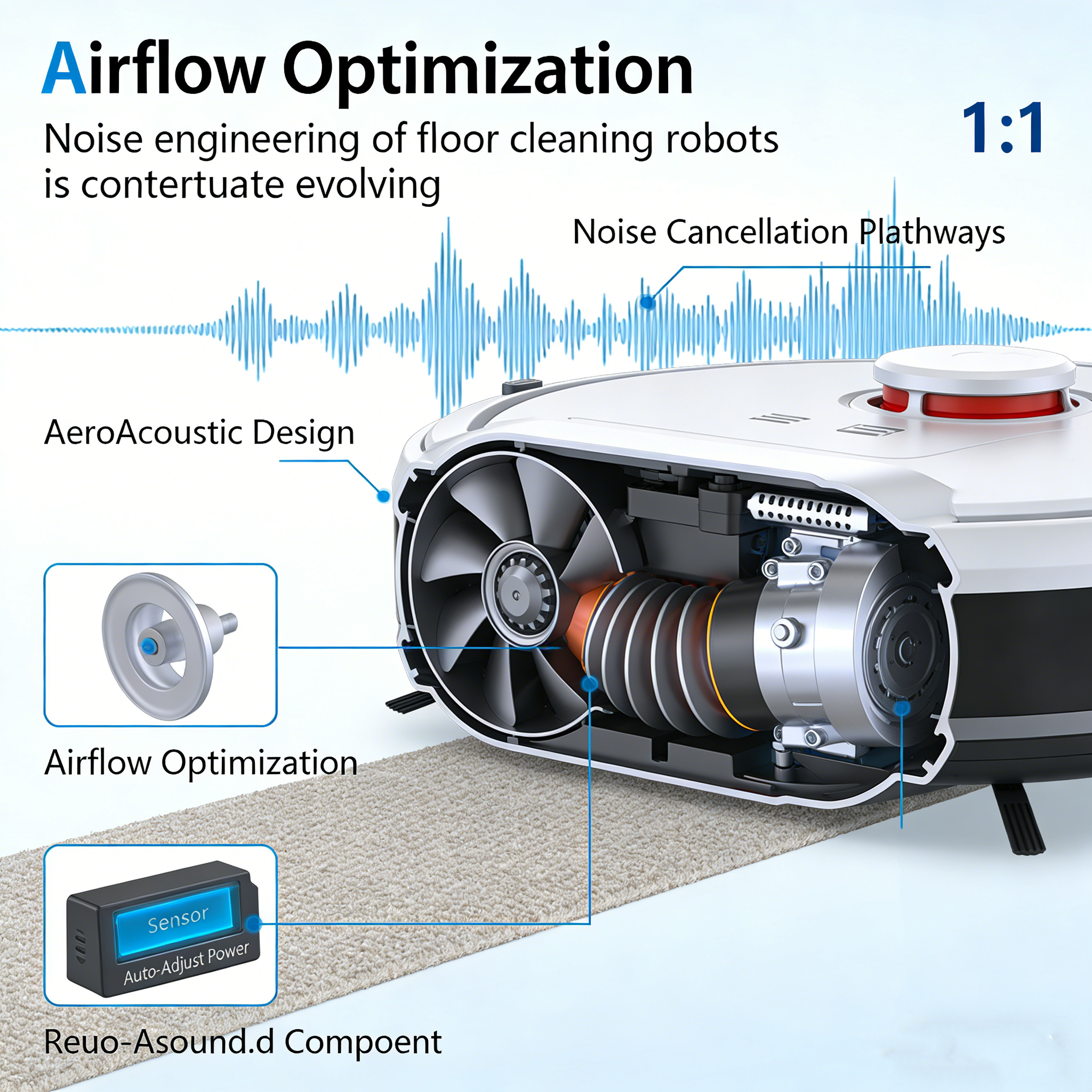 noise engineering of floor cleaning robots is constantly evolving.