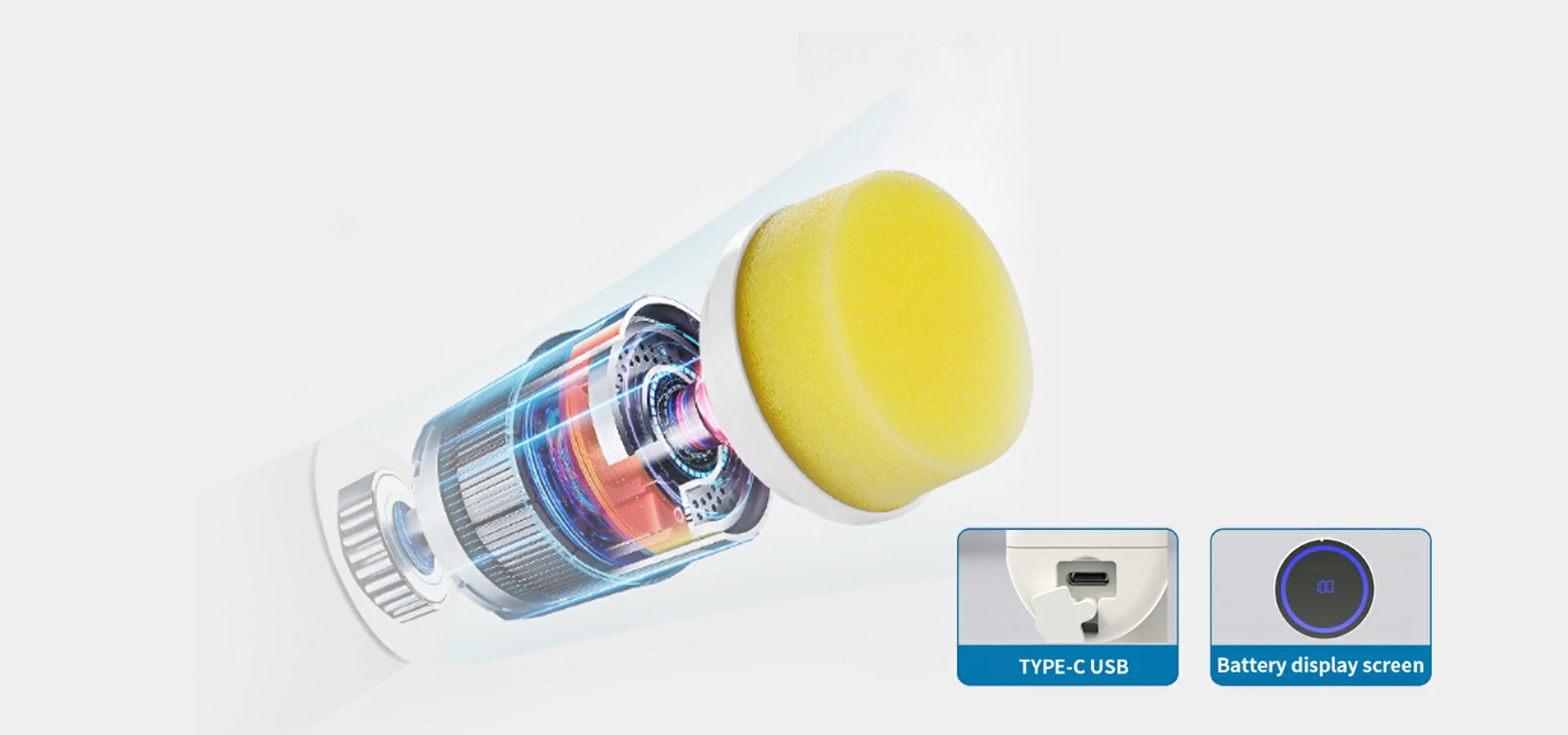 7 in 1 electric cleaning brush