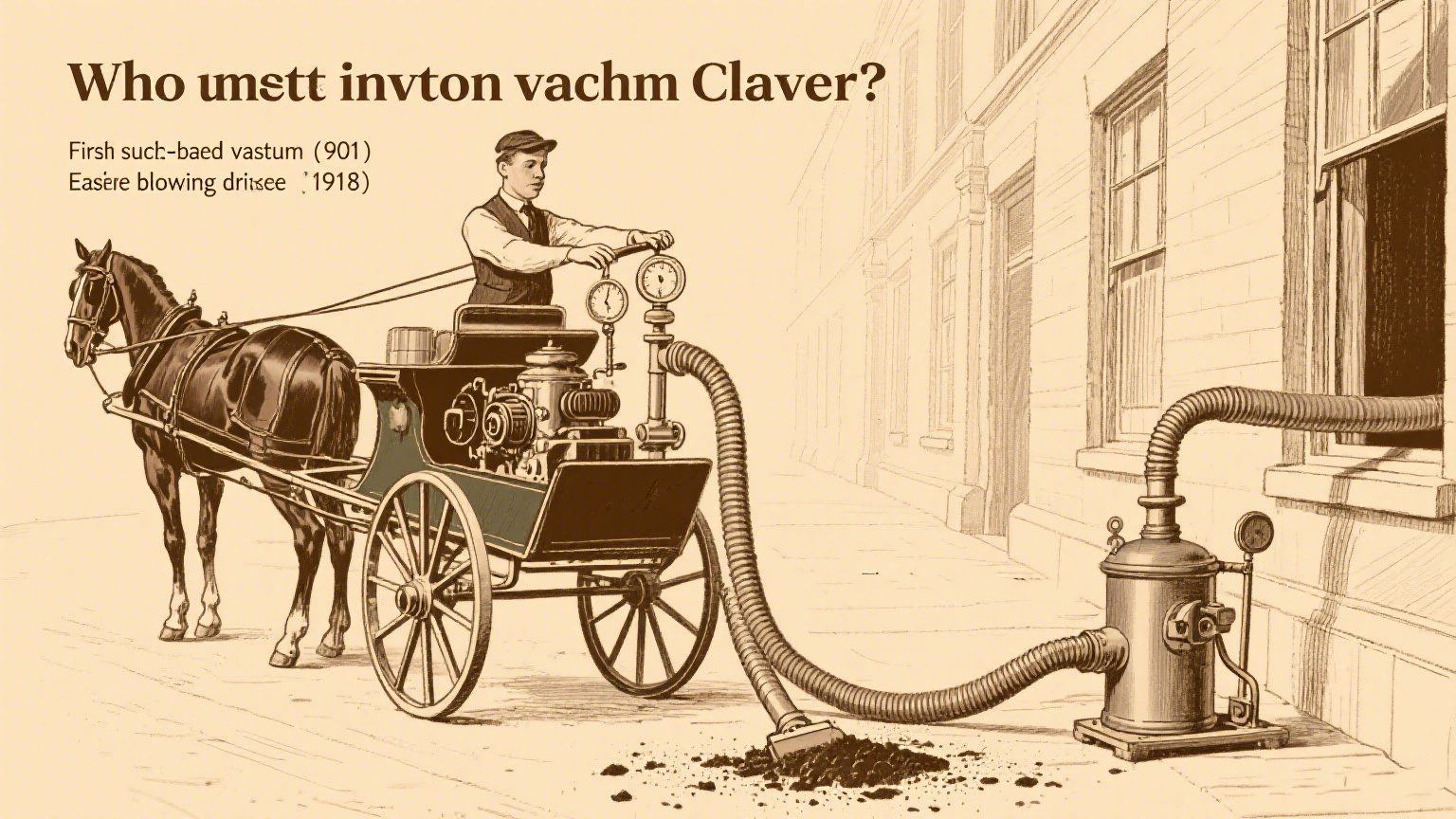 who invented the vacuum cleaner
