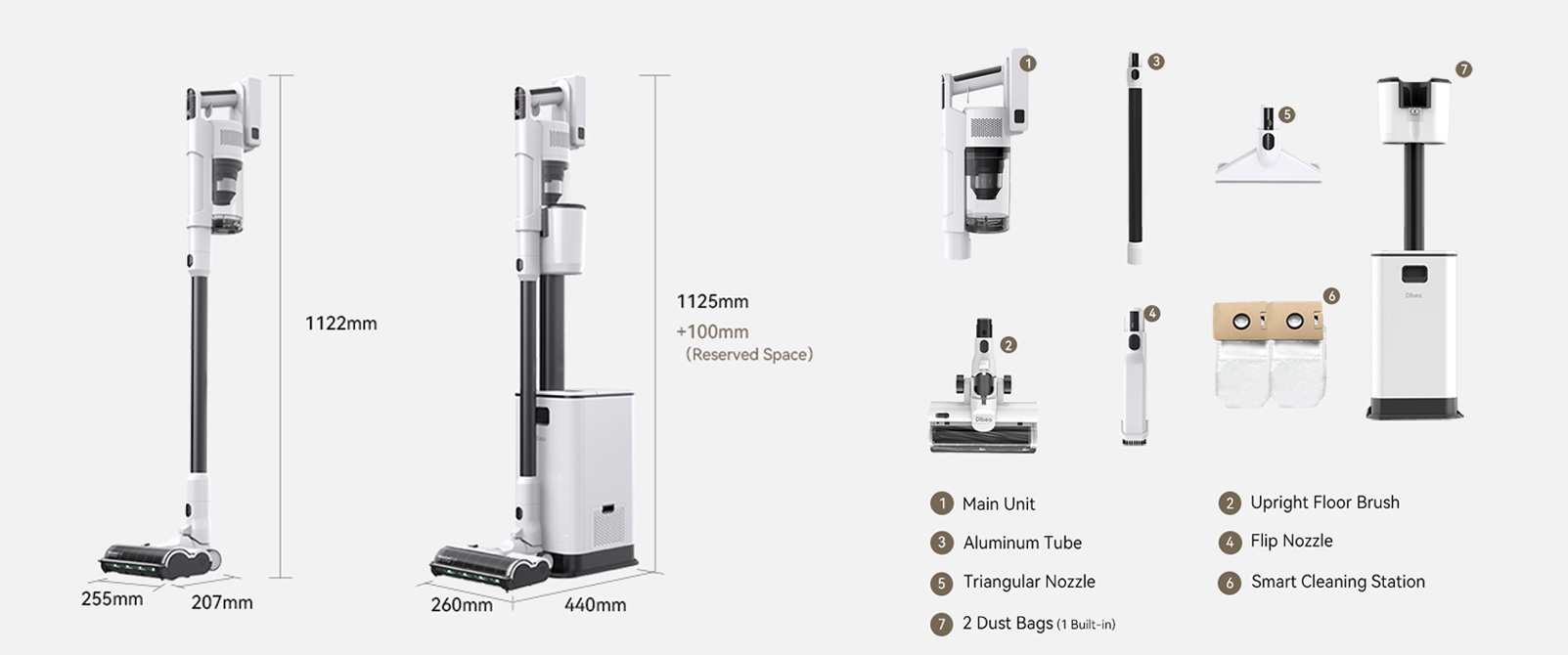 Lincinco F26 Station Stick Vacuum