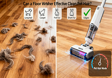 Can a Floor Washer Effectively Clean Pet Hair?