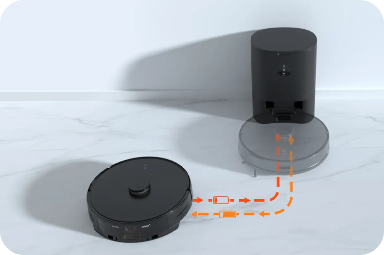 Laser Robot Vacuum H50 Continuous Cleaning