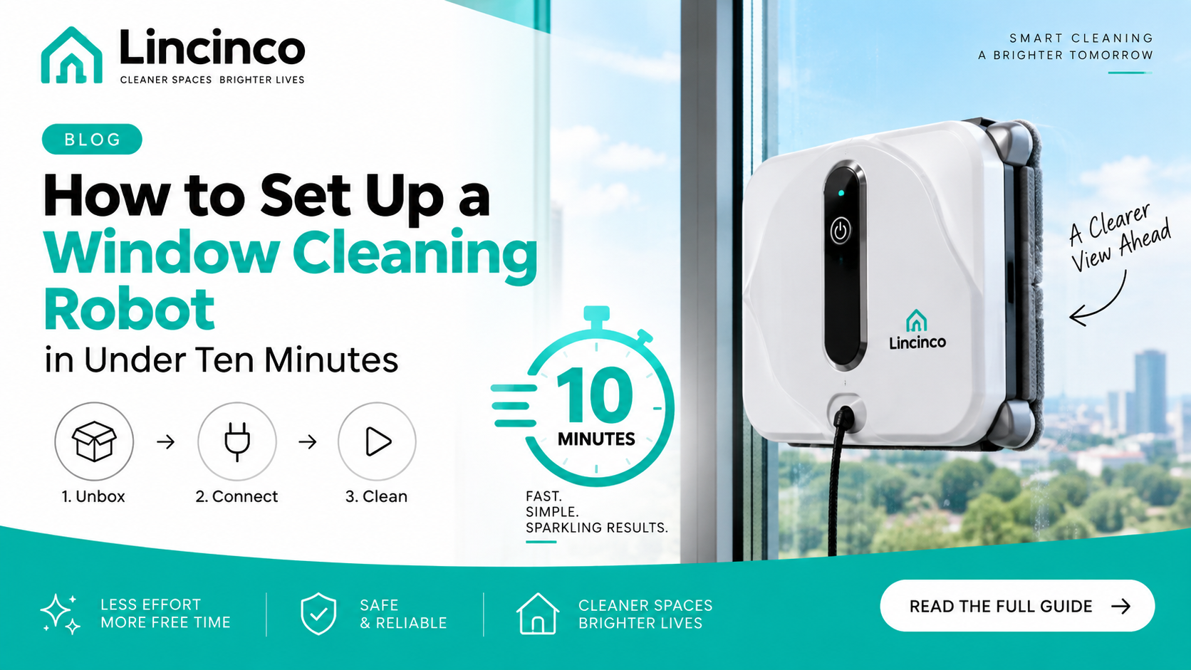 How to Set Up a Window Cleaning Robot in Under Ten Minutes