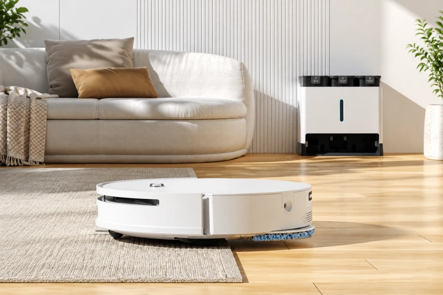 LINCINCO M50 Pro robot vacuum and mop with docking station