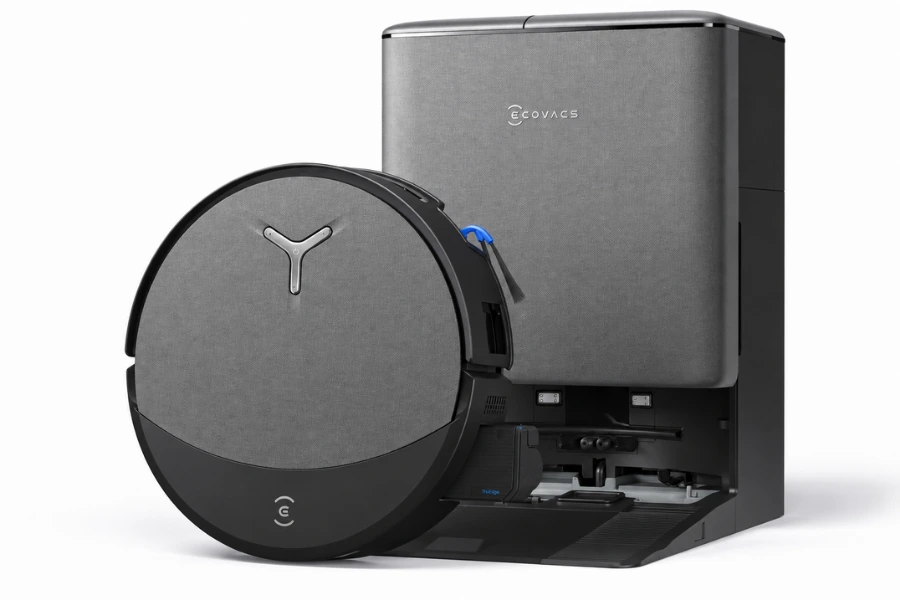 ECOVACS DEEBOT T90 Pro Omni robot vacuum with roller mop and docking station