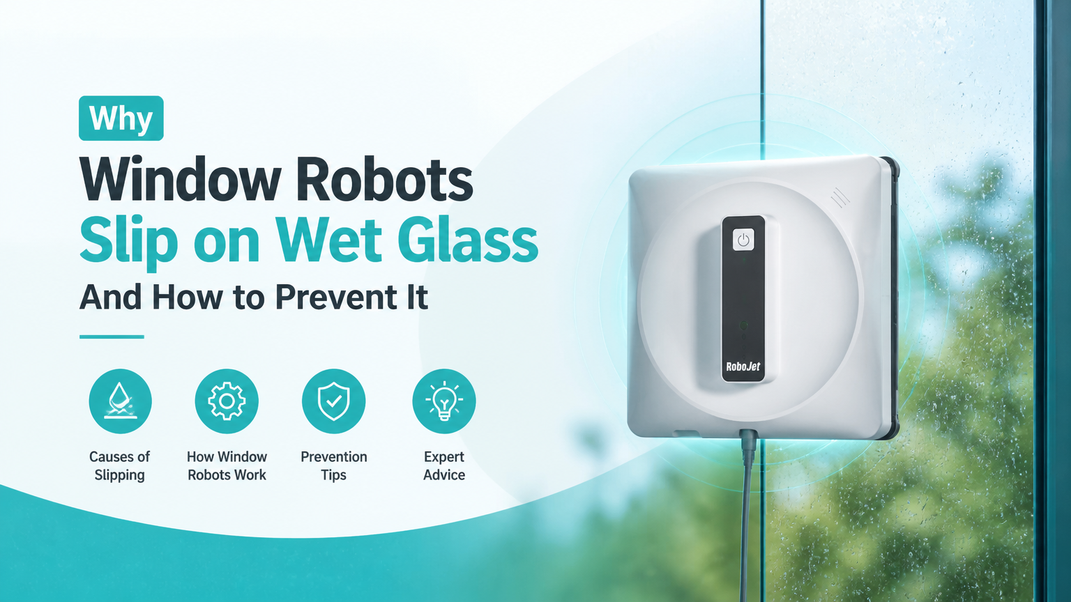 Why Window Robots Slip on Wet Glass – And How to Prevent It